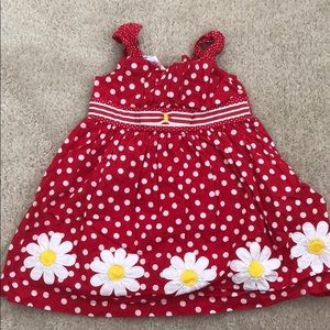 Polka dot toddler dress